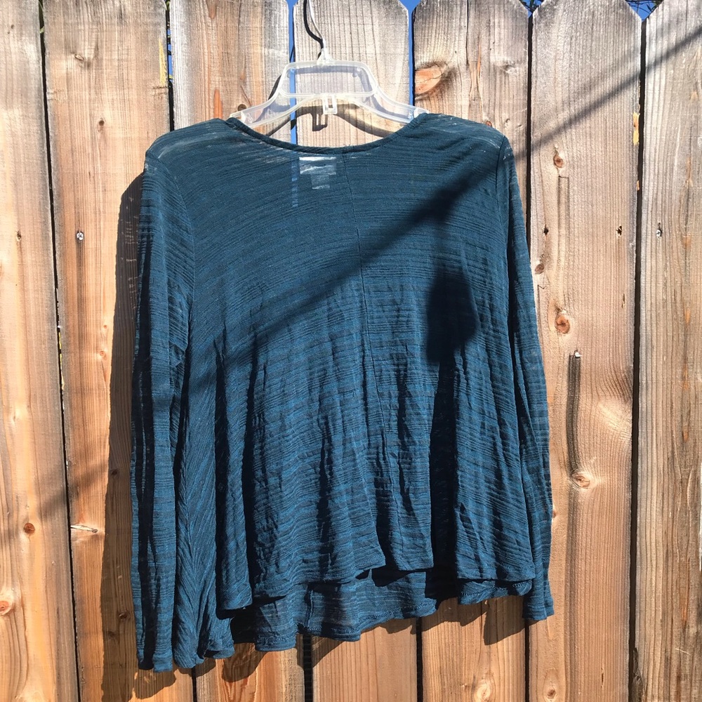 Sheer striped Old Navy top